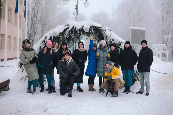 4Update -Mans novads sākas manā pagastā - filmēšanas process 10.12.2022